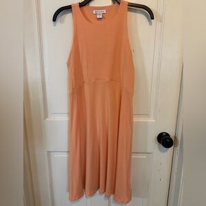 Athleta Peach Orange Modal Spandex Santorini Thera‎ Stretch Athletic Dress Small